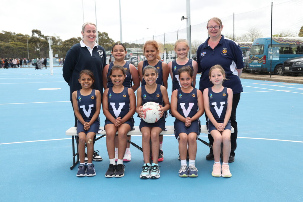 Under 9s Raukkan Netball Team 